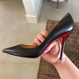 Christian Louboutin Black and Red Heels